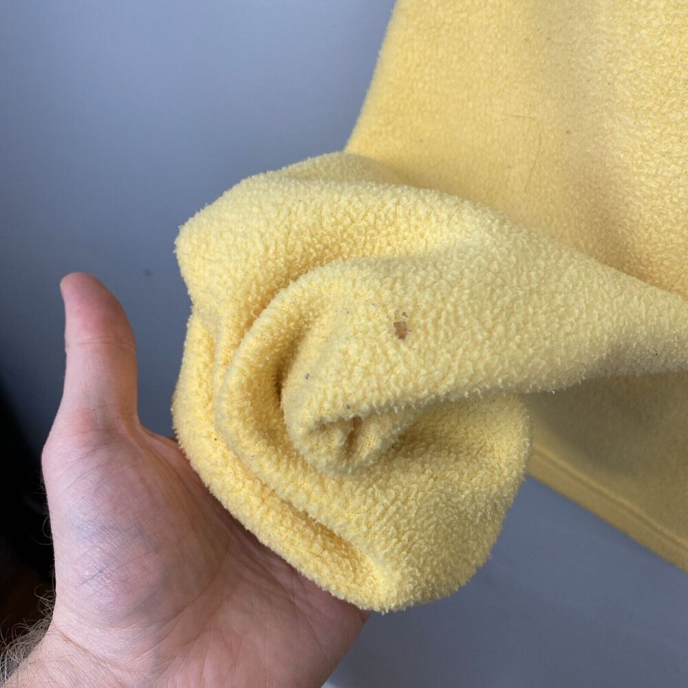 Andy's Fleece Pullover Men's L Yellow full zip San Francisco‎ 90s y2k VTG - Picture 6 of 9